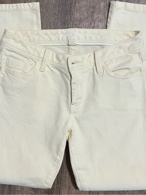 Banana Republic Yellow Skinny Stretched Denim Jeans Sz 26
